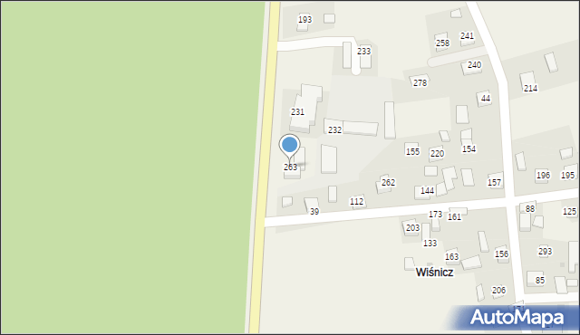 Mikluszowice, Mikluszowice, 263, mapa Mikluszowice