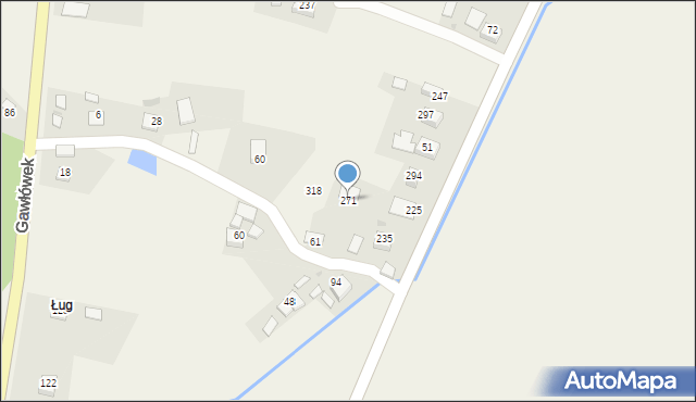 Mikluszowice, Mikluszowice, 271, mapa Mikluszowice