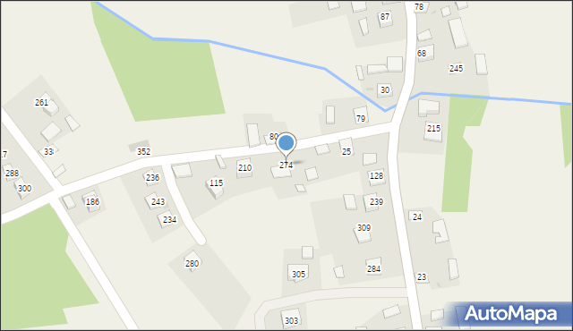 Mikluszowice, Mikluszowice, 274, mapa Mikluszowice