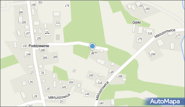 Mikluszowice, Mikluszowice, 48, mapa Mikluszowice