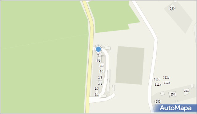 Mikluszowice, Mikluszowice, 4b, mapa Mikluszowice