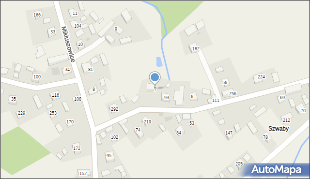 Mikluszowice, Mikluszowice, 7, mapa Mikluszowice