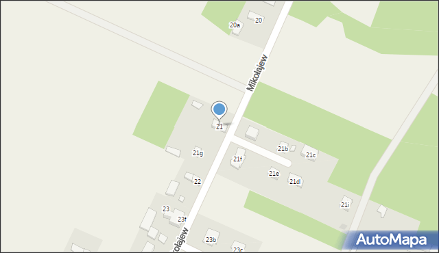 Mikołajew, Mikołajew, 21, mapa Mikołajew