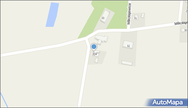 Mikołajewice, Mikołajewice, 32A, mapa Mikołajewice