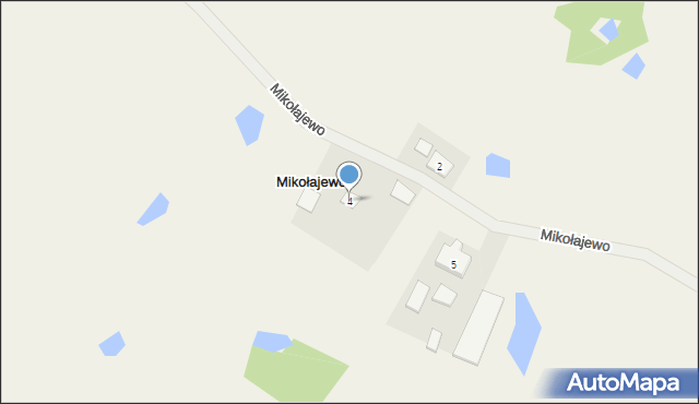 Mikołajewo, Mikołajewo, 4, mapa Mikołajewo