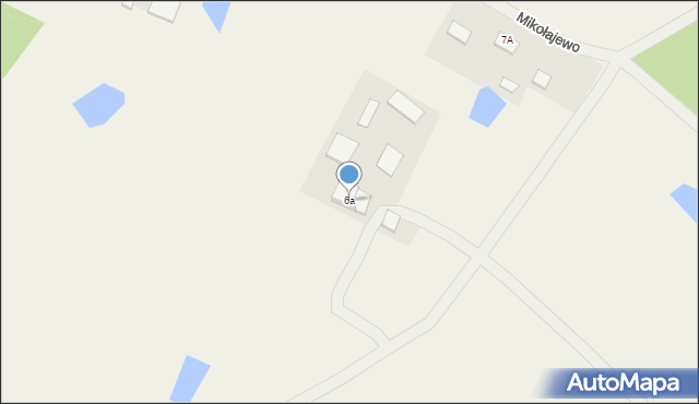 Mikołajewo, Mikołajewo, 6a, mapa Mikołajewo