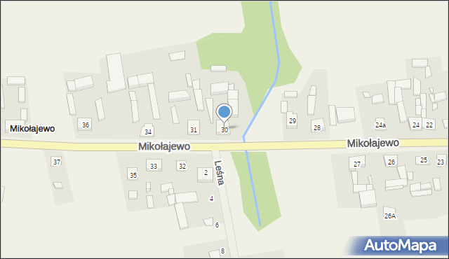 Mikołajewo, Mikołajewo, 30, mapa Mikołajewo