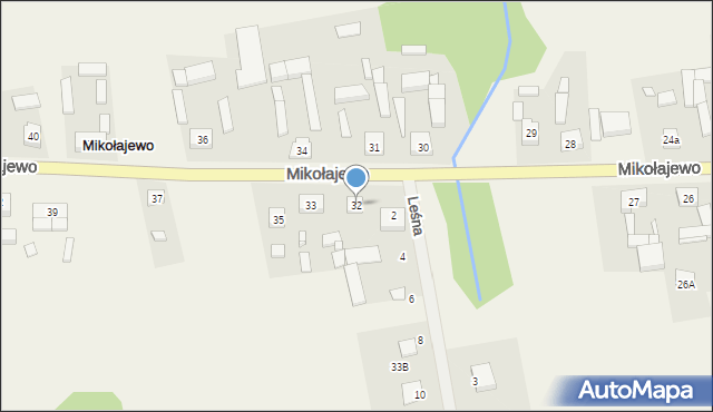 Mikołajewo, Mikołajewo, 32, mapa Mikołajewo