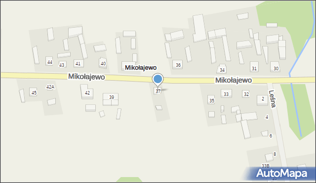 Mikołajewo, Mikołajewo, 37, mapa Mikołajewo