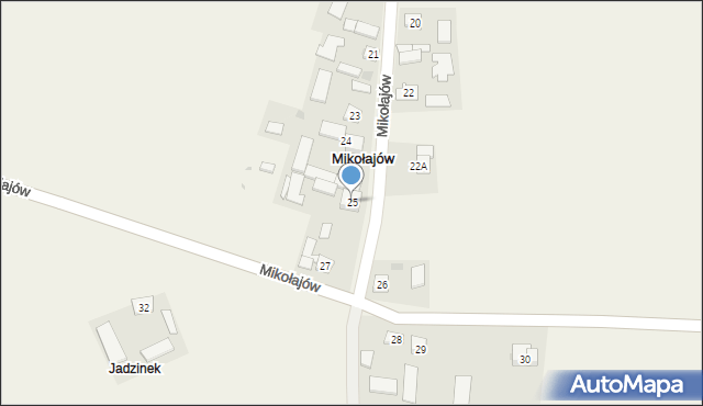 Mikołajów, Mikołajów, 25, mapa Mikołajów