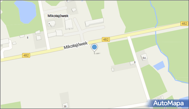Mikołajówek, Mikołajówek, 7b, mapa Mikołajówek