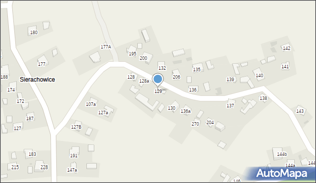 Mikołajowice, Mikołajowice, 129, mapa Mikołajowice