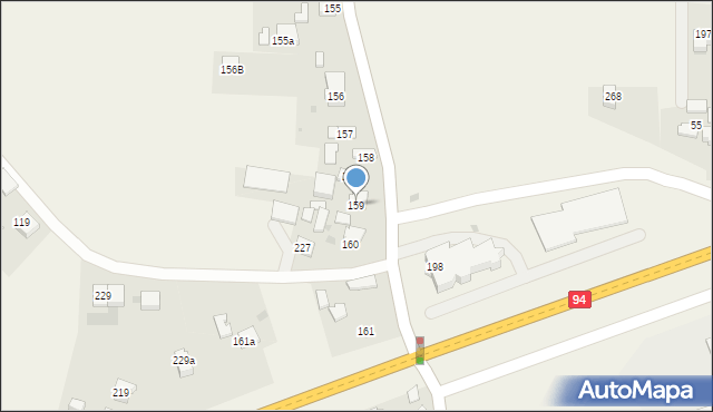 Mikołajowice, Mikołajowice, 159, mapa Mikołajowice