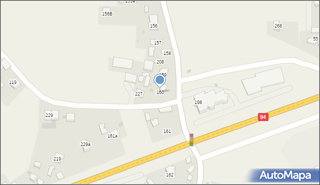 Mikołajowice, Mikołajowice, 160, mapa Mikołajowice