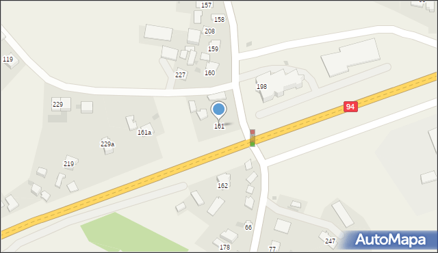 Mikołajowice, Mikołajowice, 161, mapa Mikołajowice