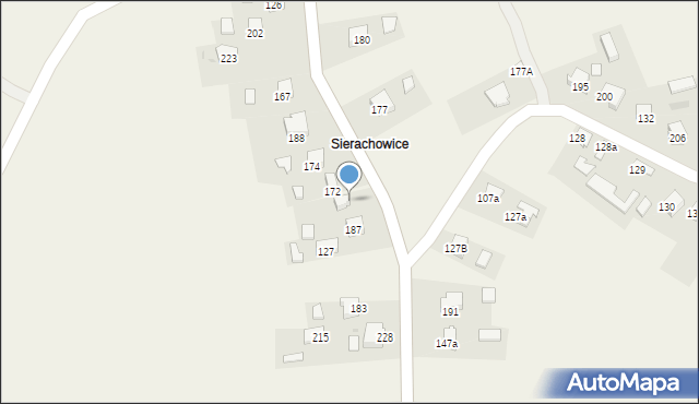 Mikołajowice, Mikołajowice, 172a, mapa Mikołajowice