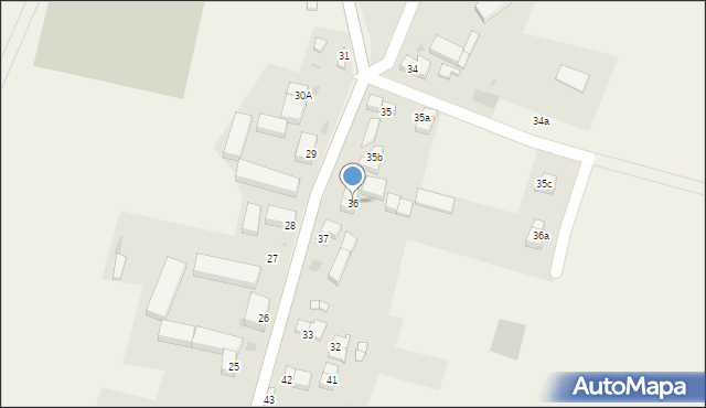 Mikołajowice, Mikołajowice, 36, mapa Mikołajowice