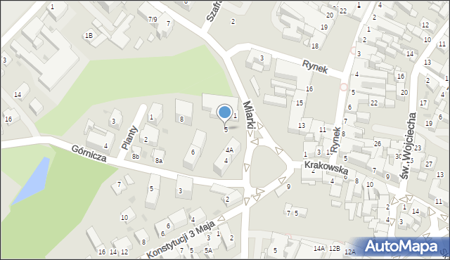 Mikołów, Miarki Karola, 5, mapa Mikołów