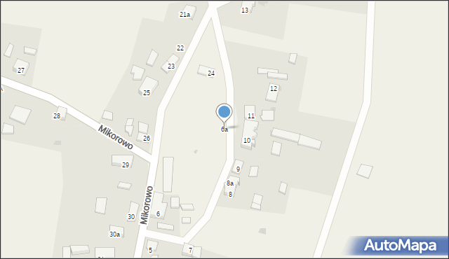 Mikorowo, Mikorowo, 6a, mapa Mikorowo