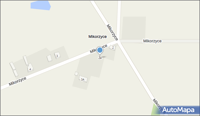 Mikorzyce, Mikorzyce, 2a, mapa Mikorzyce