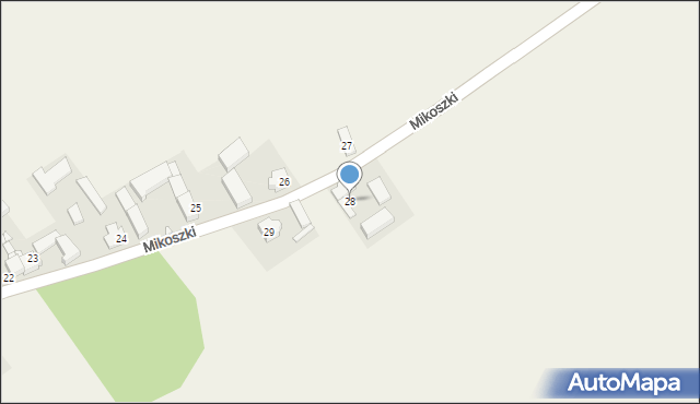 Mikoszki, Mikoszki, 28, mapa Mikoszki