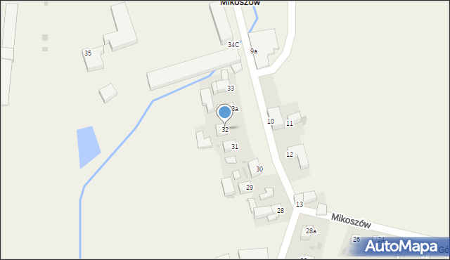Mikoszów, Mikoszów, 32, mapa Mikoszów