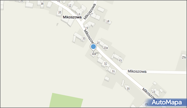 Mikoszowa, Mikoszowa, 32a, mapa Mikoszowa