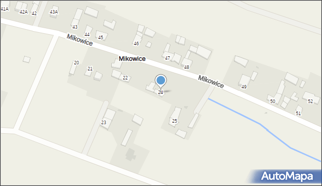 Mikowice, Mikowice, 24, mapa Mikowice