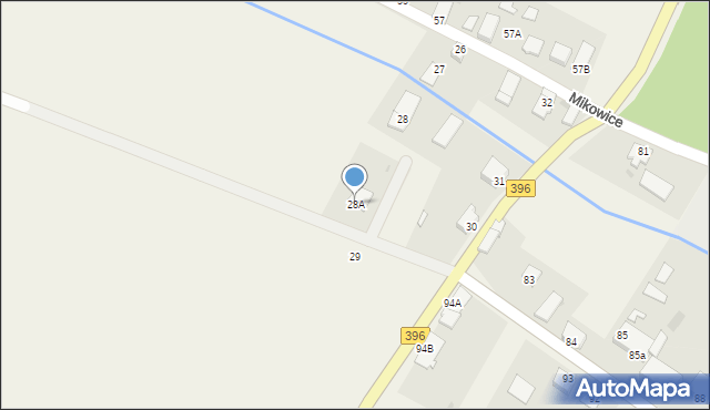 Mikowice, Mikowice, 28A, mapa Mikowice