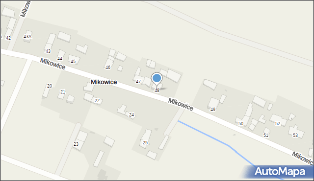 Mikowice, Mikowice, 48, mapa Mikowice
