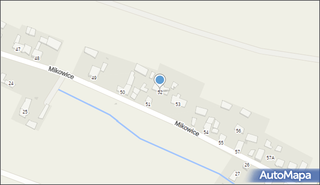 Mikowice, Mikowice, 52, mapa Mikowice