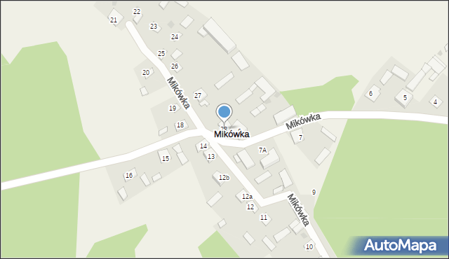 Mikówka, Mikówka, 28, mapa Mikówka
