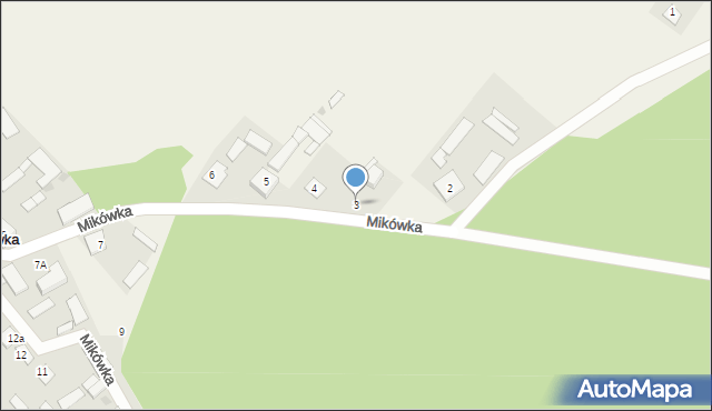 Mikówka, Mikówka, 3, mapa Mikówka