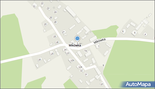 Mikówka, Mikówka, 8, mapa Mikówka