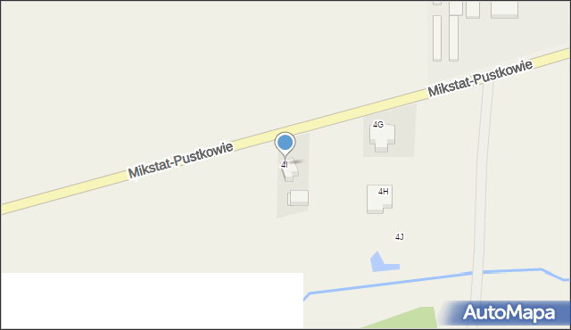 Mikstat-Pustkowie, Mikstat-Pustkowie, 4I, mapa Mikstat-Pustkowie