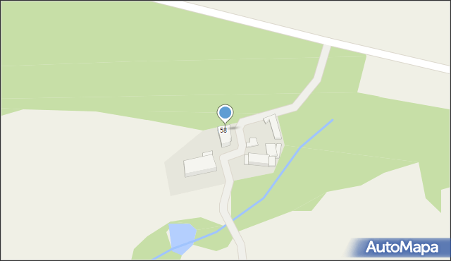 Mikstat-Pustkowie, Mikstat-Pustkowie, 58, mapa Mikstat-Pustkowie