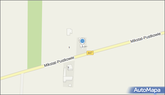 Mikstat-Pustkowie, Mikstat-Pustkowie, 7, mapa Mikstat-Pustkowie