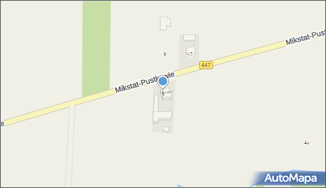 Mikstat-Pustkowie, Mikstat-Pustkowie, 8, mapa Mikstat-Pustkowie