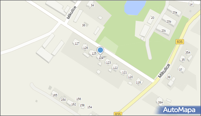 Mikulice, Mikulice, 124, mapa Mikulice