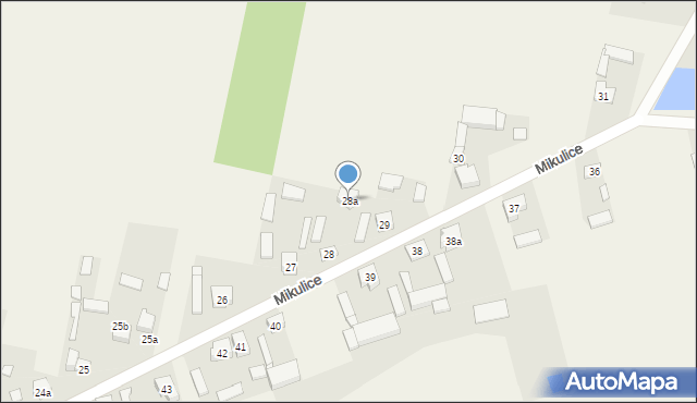 Mikulice, Mikulice, 28a, mapa Mikulice