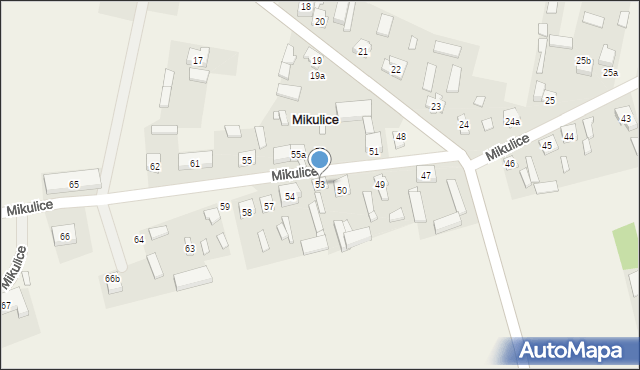 Mikulice, Mikulice, 53, mapa Mikulice