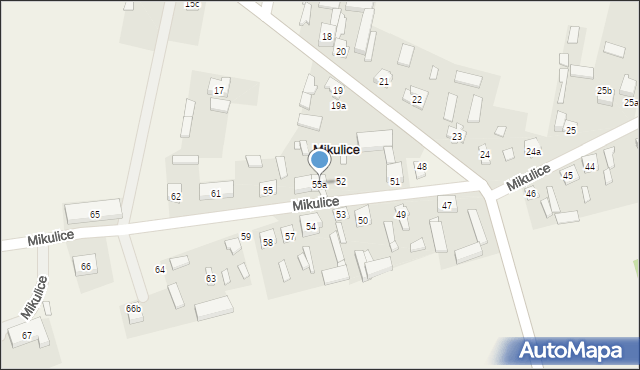 Mikulice, Mikulice, 55a, mapa Mikulice