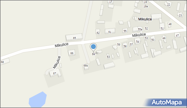 Mikulice, Mikulice, 64, mapa Mikulice