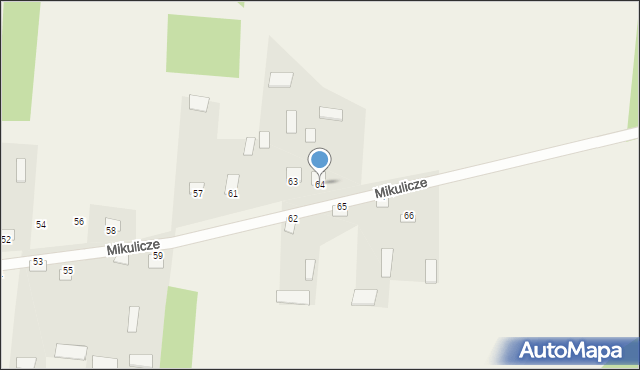 Mikulicze, Mikulicze, 64, mapa Mikulicze