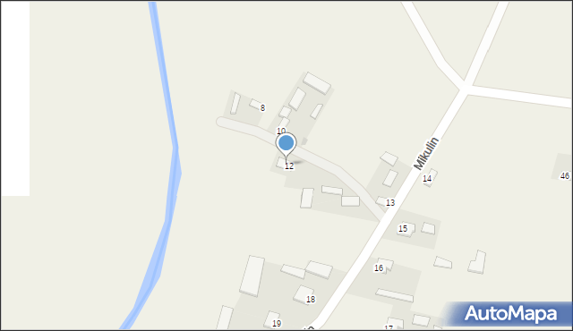 Mikulin, Mikulin, 12a, mapa Mikulin