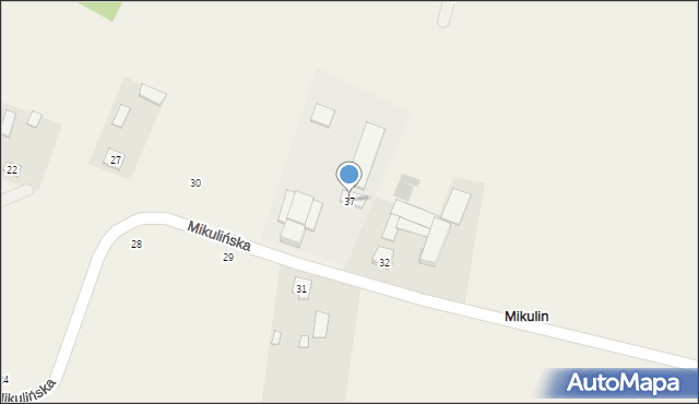 Mikulin, Mikulińska, 37, mapa Mikulin