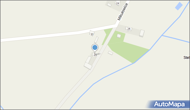 Mikułowice, Mikułowice, 29, mapa Mikułowice