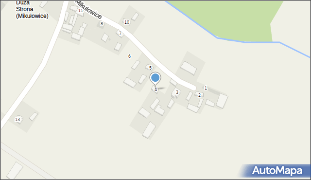 Mikułowice, Mikułowice, 4, mapa Mikułowice