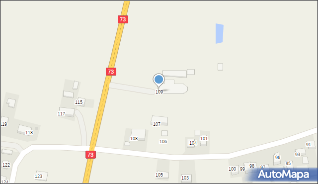 Mikułowice, Mikułowice, 109, mapa Mikułowice