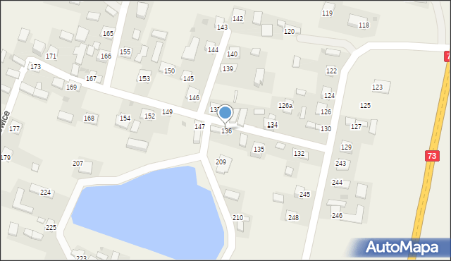 Mikułowice, Mikułowice, 136, mapa Mikułowice